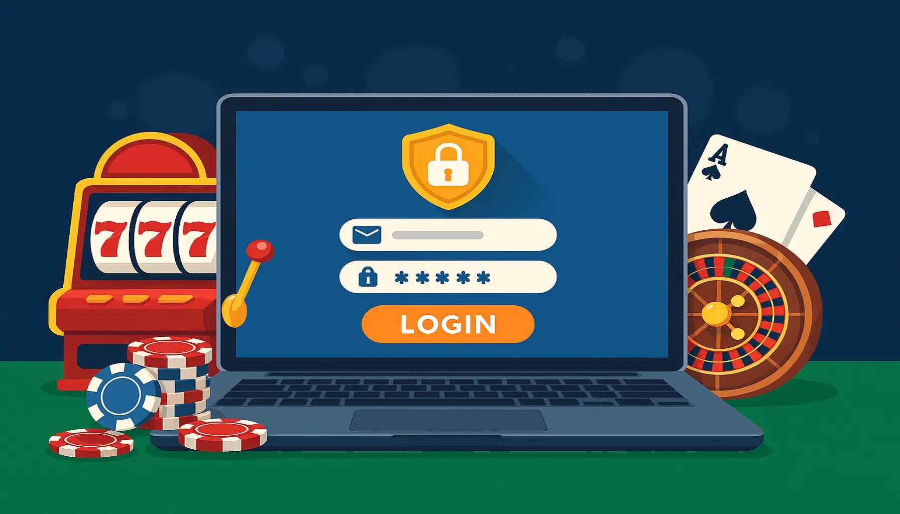 Login no Cassino WAZE777