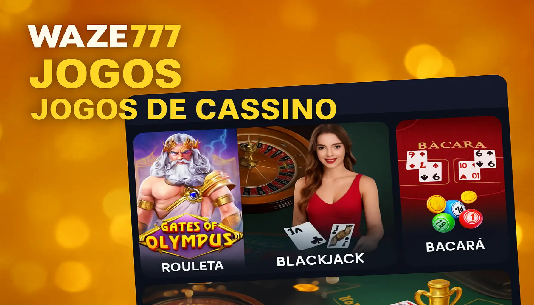 Jogos de cassino online inovadores e emocionantes na WAZE777